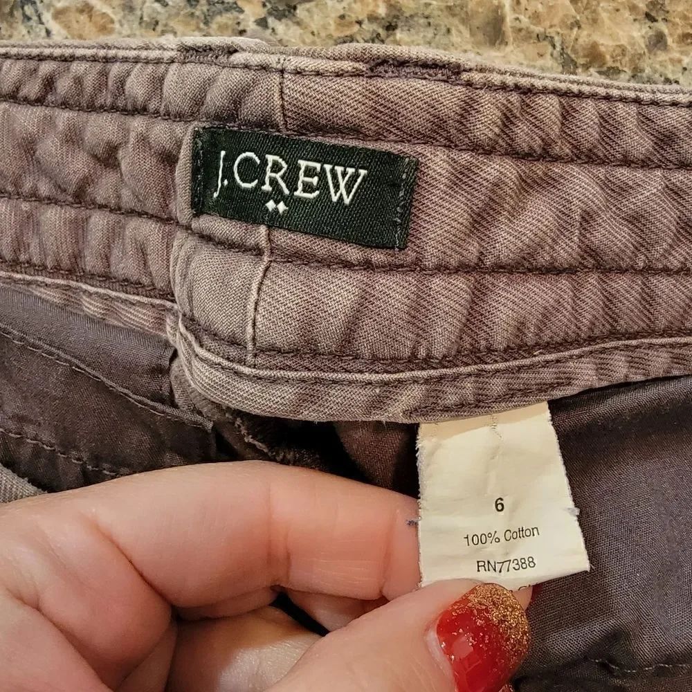 J. Crew Cotton Drawstring Pants Size 6 - Picture 3 of 6